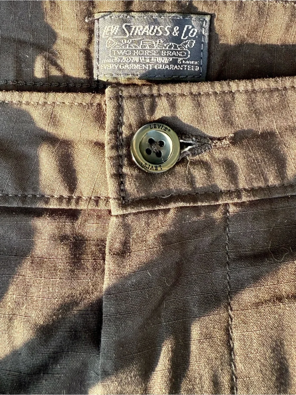Levi’s Men's Black Cargo Shorts - Classic Utility Style